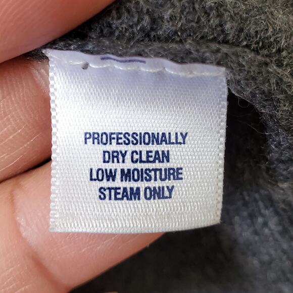 Men Classic Gray Cashmere Sweater Vest XL Preppy Academia Relaxed Casual Career - Picture 4 of 8